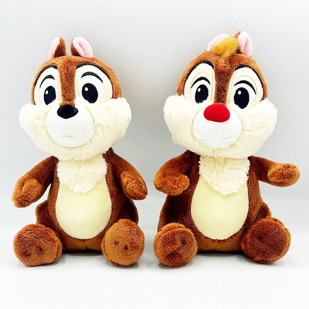 Disney Chip and Dale Plush Set Stuffed Animals Pair
